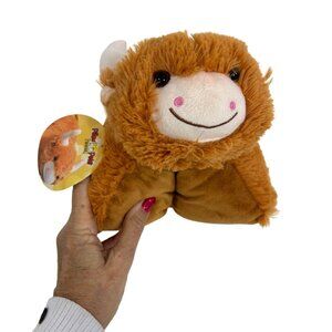 Pillow Pets Peewees Highland Cow Plush Toy Comfort Stuffed Animal Unisex Kids